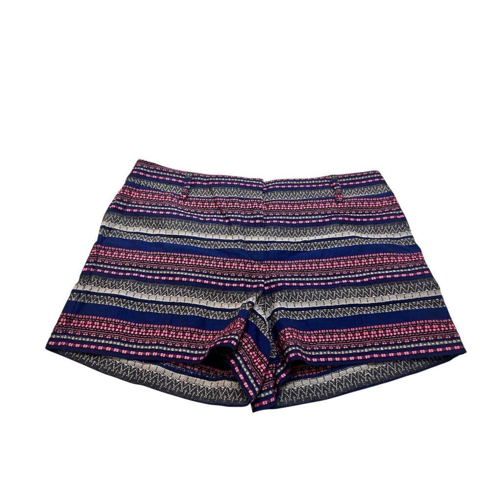 Ann Taylor LOFT Women's Geometric Aztec The Riviera Shorts Multicolor Sz 10P NWT